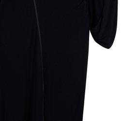 Pre Owned Zac Posen Black One Shoulder Dress M