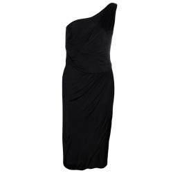 Zac Posen Black One Shoulder Dress M