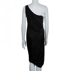 Zac Posen Black One Shoulder Dress M