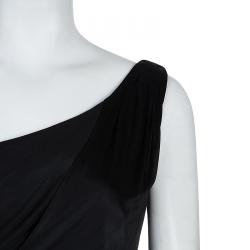 Zac Posen Black One Shoulder Dress M