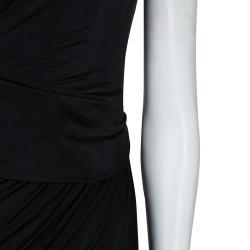 Zac Posen Black One Shoulder Dress M