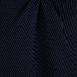 Zac Posen Navy Blue Textured Shetland Knot Dress M