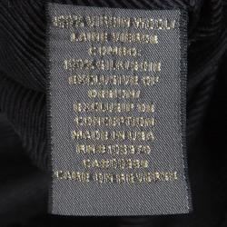 Zac Posen Navy Blue Textured Shetland Knot Dress M
