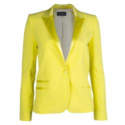 Pre Owned Zadig & Voltaire Deluxe Yellow Pant Suit S