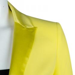 Pre Owned Zadig & Voltaire Deluxe Yellow Pant Suit S