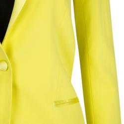 Pre Owned Zadig & Voltaire Deluxe Yellow Pant Suit S