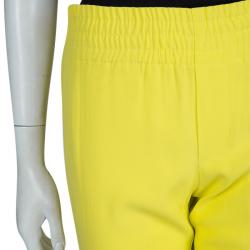 Pre Owned Zadig & Voltaire Deluxe Yellow Pant Suit S