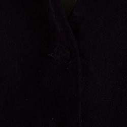 مملوكة مسبقًا جاكيت بليزر زادك آند فولتير قطيفة بنفسجي مطرزة M