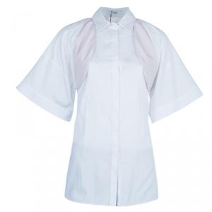 Pre Owned Prabal Gurung Oversized Button Shirt Top S