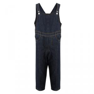 Baby Dior Indigo Dark Wash Denim Dungarees 3 Yrs