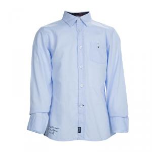 Cesare Paciotti Blue Cotton Long Sleeve Button Front Shirt 6 Yrs