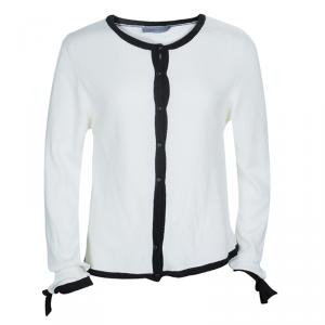 Dior Monochrome Knit Buttondown Cardigan 10 Yrs