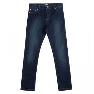 Dolce and Gabbana Indigo Dark Wash Denim Skinny Bambino Jeans 9-10 Yrs