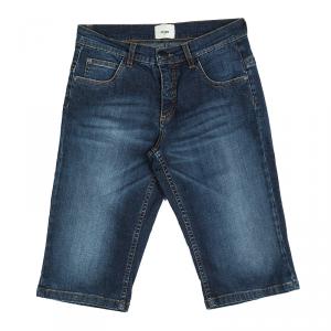 Fendi Indigo Washed Denim Patchwork Detail Bermuda Shorts 12 Yrs