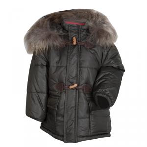 GF Ferré Olive Green Quilted Hooded Puffer Jacket 18 Months