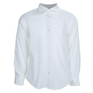 Gucci White Web Stripe Detail Long Sleeve Buttondown Shirt 5 Yrs