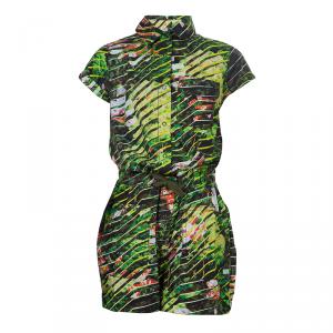 Pre Owned Kenzo Kids Multicolor Printed Play Suit 8 Yrs