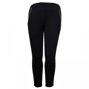 Little Marc Jacobs Black and Gold Piping Detail Sweat Pants 5 Yrs