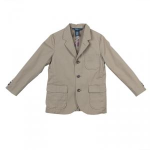 Polo By Ralph Lauren Beige Cotton Blazer 7 Yrs