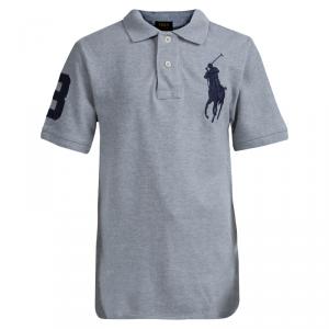 Polo By Ralph Lauren Grey Polo T-Shirt 8 Yrs