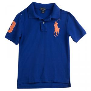 Polo By Ralph Lauren Blue Polo T-Shirt 8 Yrs
