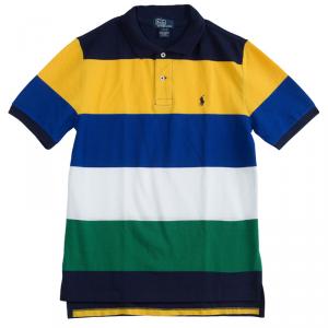 Polo by Ralph Lauren Colorblock Striped Polo T-Shirt 14-16 Yrs