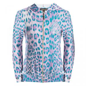 Roberto Cavalli Multicolor Leopard Printed Tracksuit 10 Yrs
