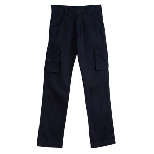 Tartine Et Chocolat Navy Blue Cotton Cargo Pants 10 Yrs