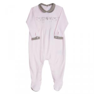 Tartine Et Chocolat Pale Pink Embroidered Onesie 6 Months