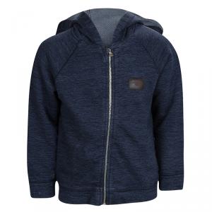 Dolce and Gabbana Washed Indigo Terry Hooded Sweatshirt 4 Yrs