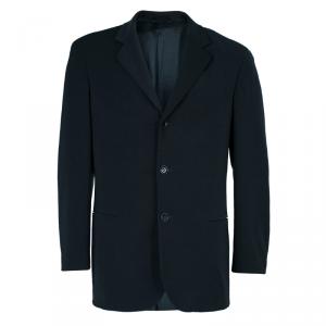 Pre Owned Armani Collezioni Men's Black Blazer M