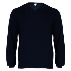 Armani Collezioni Men's Black Knit Jumper S