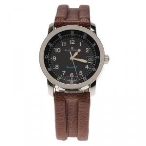 Baume & Mercier Black Stainless Steel Formula 1 Men's Wristwatch 33MM
