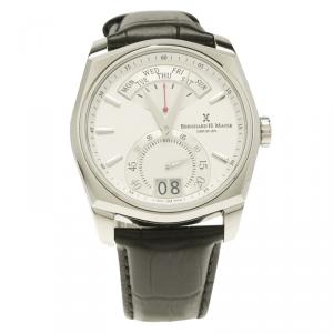 Bernhard H Mayer White Stainless Steel La Rétrograde Explorer Men's Wristwatch 42MM