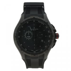 Bernhard H Mayer Black Stainless Steel Victor Chronograph Men's Wristwatch 50MM