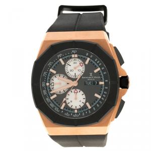 Bernhard H Mayer Grey Stainless Steel Exemplar - Rose Gold Limited Edition Men's Wristwatch 46MM