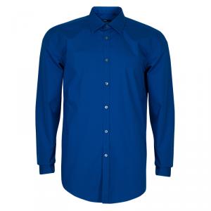 مملوكة مسبقًا Boss by Hugo Boss Men's Blue Shirt L