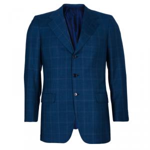 Brioni Men's Blue Wool Blazer M