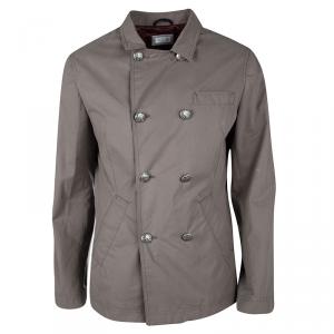 Brunello Cuccinelli Brown Double Breasted Jacket M