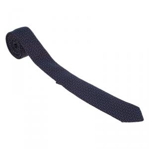 مملوكة مسبقًا Burberry Purple Two Tone Woven Silk Tie