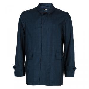 Burberry Men's Printed Silk Car Coat L