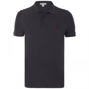 Pre Owned Burberry Brit Grey Short Sleeve Polo Shirt XXL