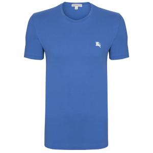 Burberry Brit Blue Crew Neck Cotton Tshirt M
