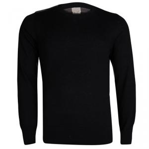 Burberry Brit Black Novacheck Patch Detail Sweater M