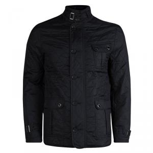 Burberry Black Diamond Quilted Jacket M