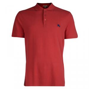 Burberry Brit Red Polo T-Shirt XL
