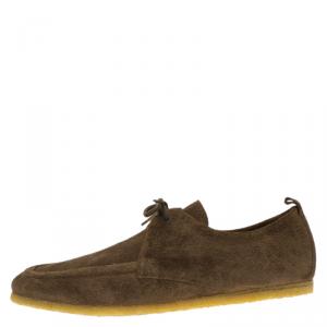 Burberry Prorsum Brown Suede Tobias Loafers Size 43
