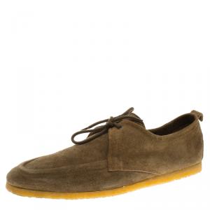 Burberry Prorsum Brown Suede Tobias Loafers Size 43