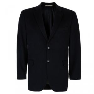 Pre Owned Burberry Men's Black Wool Blazer L