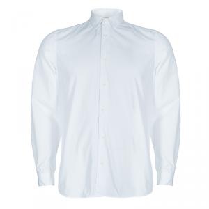 Burberry White Long Sleeve Shirt M